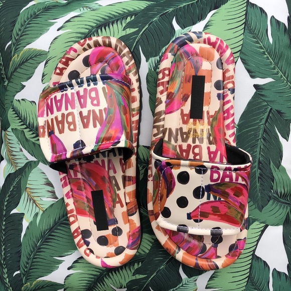 FARM Rio Shoes - Farm Rio Banana Sandals NEW! Never worn sz 9 or sz 40 EU MADE IN BRAZIL.